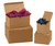 5" x 5" x 3" Kraft Chipboard Gift Carton Boxes 