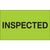 "Inspected" (Fluorescent Green) Production Labels