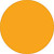 Fluorescent Orange Circle Inventory Label - Round Inventory Stickers