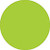 Fluorescent Green Circle Inventory Label - Round Inventory Stickers