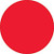 Fluorescent Red Inventory Label - Round Inventory Stickers
