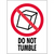 3" x 4" - "Do Not Tumble" Safe-Handling Labels