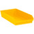 23 5/8" x 11 1/8" x 4" Yellow Plastic Shelf Bin Boxes