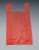 12" x 6" x 23" Red High Density T-Shirt / Merchandise Bags .65 mil