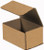 6" x 5" x 3" (200#/ECT-32-B) Kraft Corrugated Cardboard Mailers