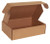 14" x 10" x 4" (200#/ECT-32-B) Kraft Deluxe Literature Corrugated Cardboard Mailers