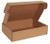 16" x 12" x 4" (200#/ECT-32-B) Kraft Deluxe Literature Corrugated Cardboard Mailers