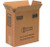 12" x 6" x 12 3/4" (ECT-44) Single Wall Kraft Corrugated Cardboard Shipping Boxes. Holds 2 - 1 Gallon Plastic Jugs.