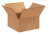 12" x 12" x 8" (ECT-44) Heavy Duty Single Wall Kraft Corrugated Cardboard Shipping Boxes