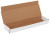 22" x 6" x 2" (ECT-32-B) White Corrugated Cardboard Mailers