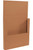 18" x 18" x 2" (200#/ECT-32-B) Kraft Corrugated Cardboard Easy-Fold Mailers