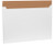 38" x 26" x 1" (200#/ECT-32-B) White Corrugated Cardboard Jumbo Fold Over Mailers