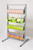 Four Deck Tower Unit Retail Packaging Paper Roll Cutter Dispenser