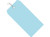 2 3/4" x 1 3/8" General Purpose Light Blue Pre-Wired Colored Tags 13 Point Card Stock