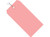 3 3/4" x 1 7/8" General Purpose Pink Pre-Wired Colored Tags 13 Point Card Stock