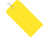 5 1/4" x 2 5/8" General Purpose Yellow Pre-Wired Colored Tags 13 Point Card Stock 
