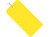 5 3/4" x 2 7/8" General Purpose Yellow Pre-Wired Colored Tags 13 Point Card Stock 