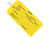 4 3/4" x 2 3/8" Pre-Wired "Scrap (Yellow)" Inspection Tags 13 Point Construction