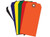 4 3/4" x 2 3/8" Colored Vinyl Plastic Shipping Tags 