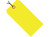 4 3/4" x 2 3/8" Pre-Strung General Purpose Fluorescent Yellow Tags 13 Point Card Stock