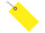 5 1/4" x 2 5/8" Pre-Wired Yellow Tyvek® Shipping Inventory Tags are Tough Durable / Tear, Chemical, Moisture and Mildew Resistant.
