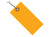 5 1/4" x 2 5/8" Pre-Wired Orange Tyvek® Shipping Inventory Tags are Tough Durable / Tear, Chemical, Moisture and Mildew Resistant.