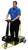 Amigo Dex Powered Personnel Mover -Transportation-Standing-Warehouse in Use