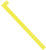 Secure Snap Plastic Wristbands Day-Glo Yellow 3/4" x 10"