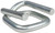 Galvanized Wire Buckles have a smooth, (sometimes silver coating).