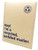 "Hey! I'm a recycled, padded mailer." 8.5" x 11" #2 Recycled Message Tan Poly Bubble Mailers with Self Seal Closure