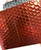Red Metallic Glamour Bubble Mailers Blingvelopes - 7" x 5.75", #CD, 40 Cases, 200 per Case (8,000)