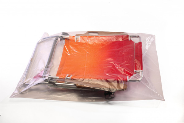 18"X42" Clear Lay Flat Poly Bags 1.5 mil  