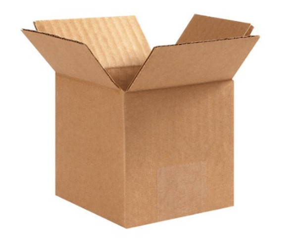 4" x 4" x 4" (ECT-32) Kraft Corrugated Cardboard Shipping Boxes