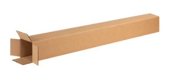 4" x 4" x 72" (ECT-32) Tall Kraft Corrugated Cardboard Shipping Boxes