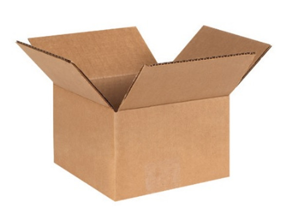 6" x 6" x 4" (ECT-32) Kraft Corrugated Cardboard Shipping Boxes