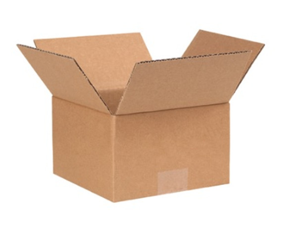 7" x 7" x 4 1/2" (ECT-32) Kraft Corrugated Cardboard Shipping Boxes