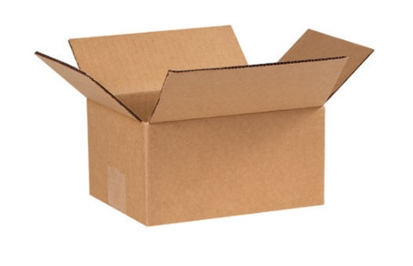 8" x 6" x 4" (ECT-32) Kraft Corrugated Cardboard Shipping Boxes