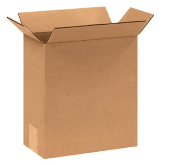 8 3/4" x 4 3/8" x 9 1/2" (ECT-32) Kraft Corrugated Cardboard Shipping Boxes