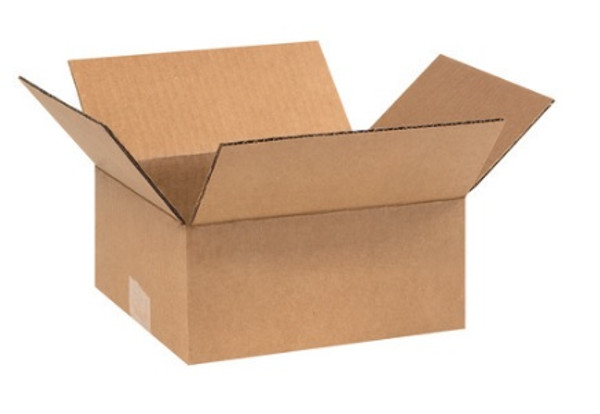 9" x 8" x 4" (ECT-32) Kraft Corrugated Cardboard Shipping Boxes