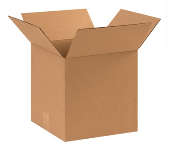 11" x 11" x 11" (ECT-32) Kraft Corrugated Cardboard Shipping Boxes