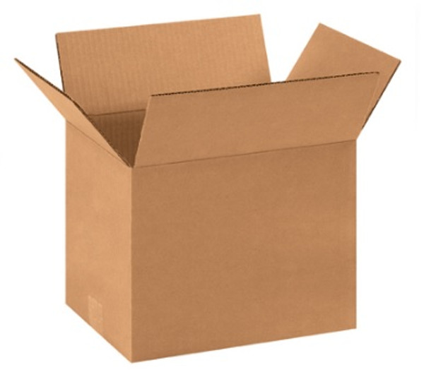 11 3/4" x 8 3/4" x 8 3/4" (ECT-32) Kraft Corrugated Cardboard Shipping Boxes