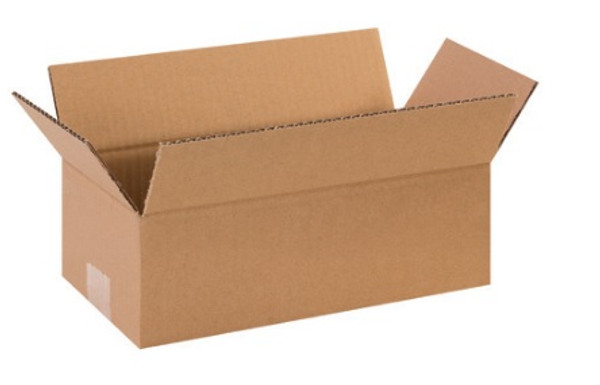 12" x 6" x 4" (ECT-32) Long Kraft Corrugated Cardboard Shipping Boxes