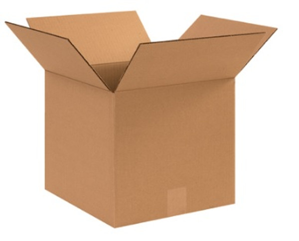 12" x 12" x 11" (ECT-32) Kraft Corrugated Cardboard Shipping Boxes