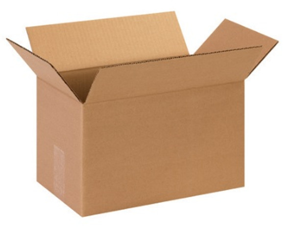 13" x 8" x 8" (ECT-32) Long Kraft Corrugated Cardboard Shipping Boxes