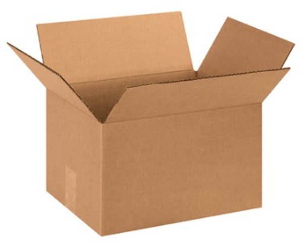 13" x 10" x 8" (ECT-32) Kraft Corrugated Cardboard Shipping Boxes