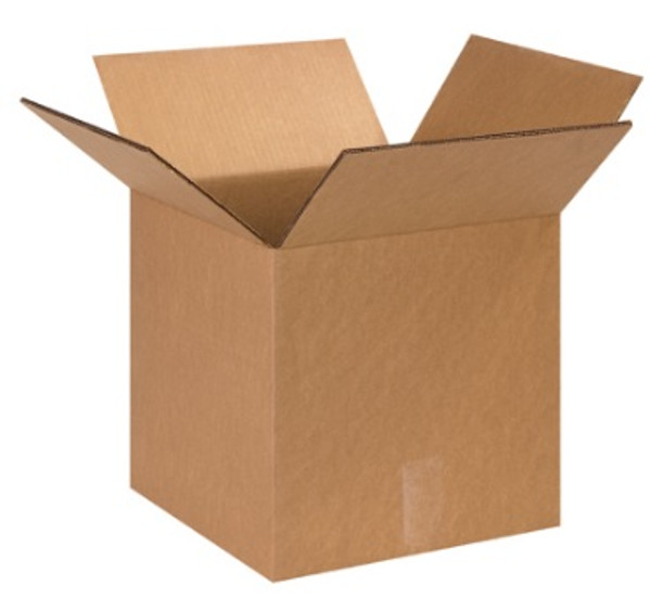 13" x 13" x 13" (DW/ECT-48) Heavy-Duty Double Wall Kraft Corrugated Cardboard Shipping Boxes