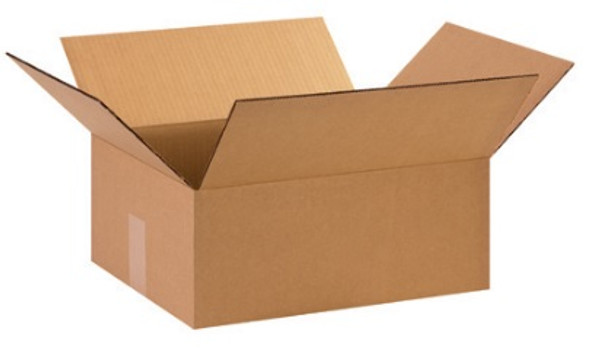 15" x 12" x 6" (ECT-32) Kraft Corrugated Cardboard Shipping Boxes