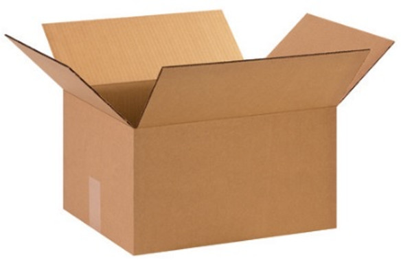 15" x 12" x 8" (ECT-32) Kraft Corrugated Cardboard Shipping Boxes