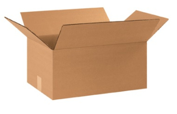 17 1/4" x 11 1/4" x 8" (ECT-32) Kraft Corrugated Cardboard Shipping Boxes