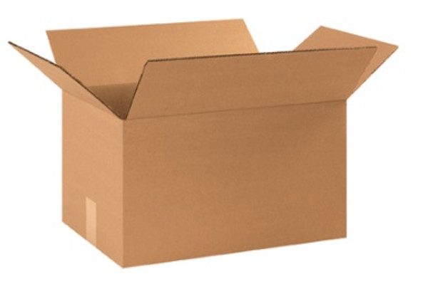 17 1/4" x 11 1/4" x 10" (ECT-32) Kraft Corrugated Cardboard Shipping Boxes